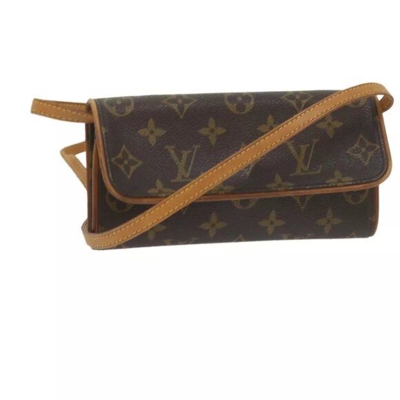 LOUIS VUITTON Monogram Pochette Twin PM Shoulder Bag - Picture 1 of 7